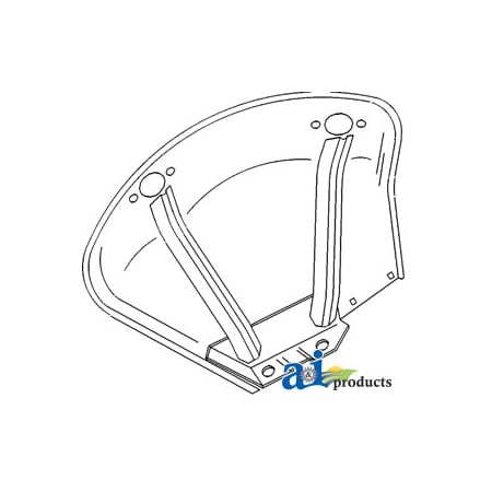 A & I Products Fender (RH) 24.5" x33.5" x5.5" A-AL28584